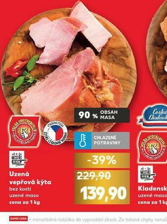 Kaufland Uzená vepřová kýta nabídka