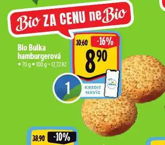 Albert Bio hamburgerová bulka nabídka