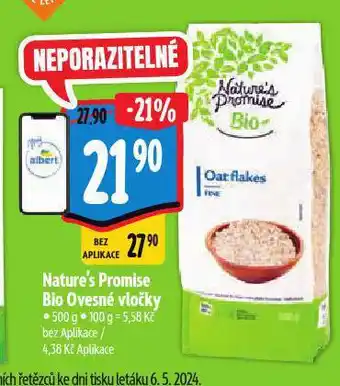 Bio ovesné vločky