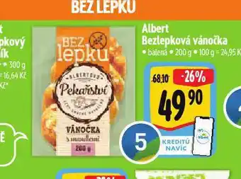 Bezlepková vánočka