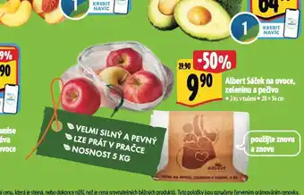 Albert Sáček na ovoce, zeleninu a pečivo nabídka