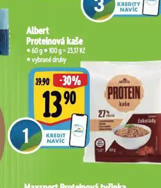 Albert Proteinová kaše nabídka