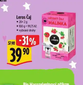 Albert Leros čaj nabídka