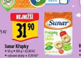 Albert Sunar křupky nabídka