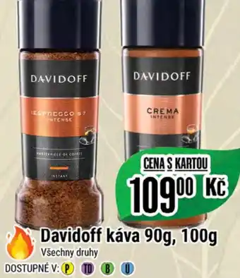 Tamda Foods Davidoff káva 90g, 100g nabídka