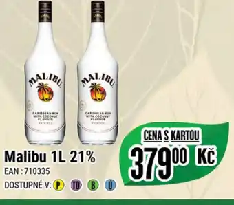 Malibu 1L 21%