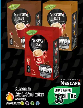 Tamda Foods Nescafe 2in1, 3in1 mixy nabídka