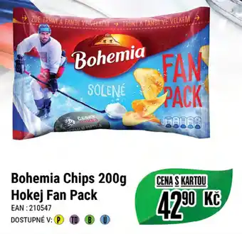 Bohemia Chips 200g Hokej Fan Pack