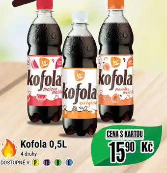 Tamda Foods Kofola 0,5L nabídka