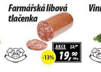 ZEMAN Farmářská libová tlačenka nabídka