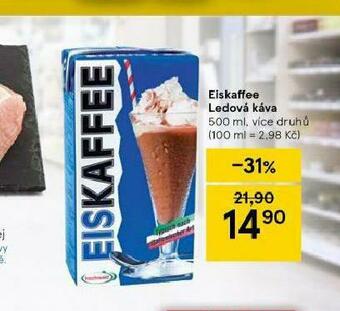 Tesco Eiskaffee ledová káva nabídka
