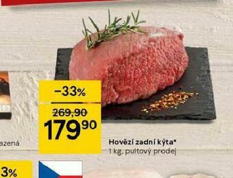 Tesco Hovězí zadní kýta nabídka