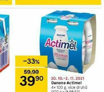 Tesco Danone actimel nabídka