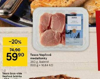 Tesco Vepřové medailonky nabídka
