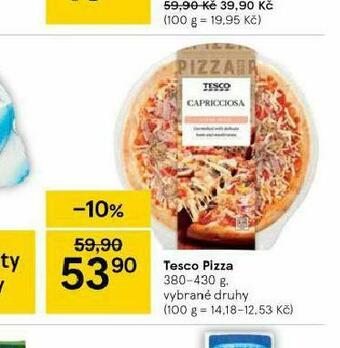 Tesco Tesco pizza nabídka