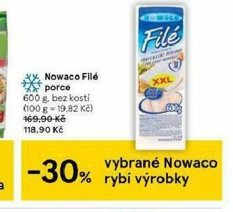 Tesco Nowaco filé porce nabídka