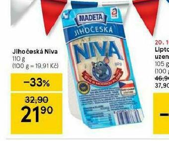 Tesco Jihočeská niva nabídka
