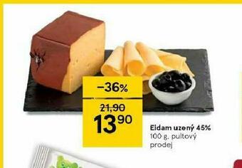 Tesco Eidam uzený 45% nabídka
