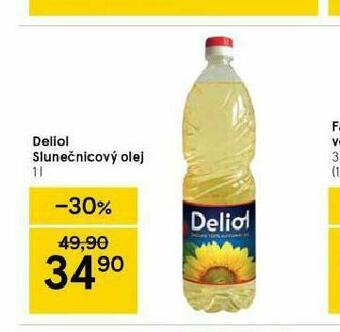 Tesco Dellol slunečnicový olej nabídka