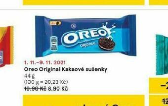 Tesco Oreo origiální kakaové sušenky nabídka