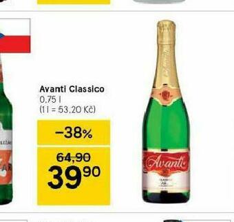 Tesco Avanti classico nabídka
