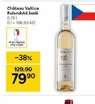 Tesco Chateau valtice rulandské šedé nabídka