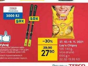 Tesco Lay´s chipsy nabídka