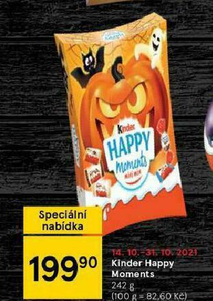 Tesco Kinder happy moments nabídka