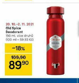 Tesco Old spice deodorant nabídka