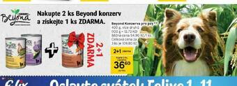 Tesco Beyond konzerva pro psy nabídka