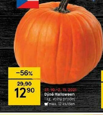 Tesco Dýně halloween nabídka