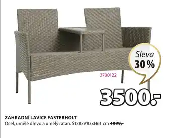 JYSK ZAHRADNÍ LAVICE FASTERHOLT nabídka