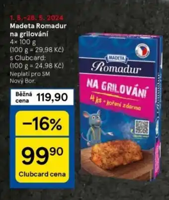 Tesco Madeta Romadur na grilování nabídka