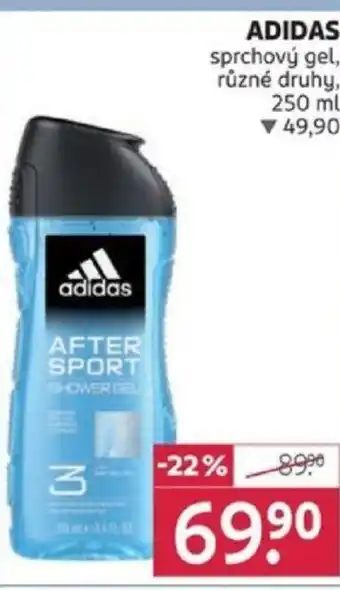 Rossmann ADIDAS sprchový gel nabídka