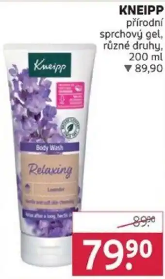 Rossmann KNEIPP přírodní sprchový gel nabídka