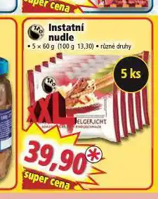 Norma Instantní nudle nabídka