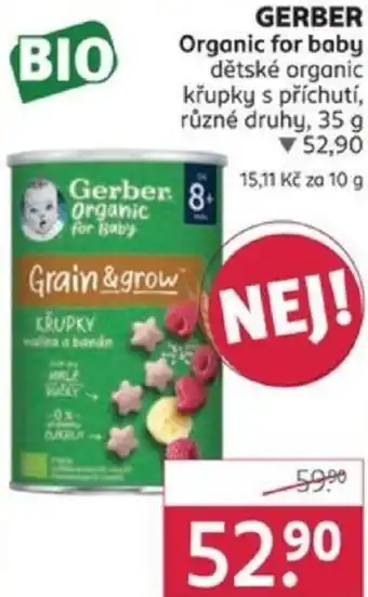 Rossmann GERBER Organic for baby nabídka