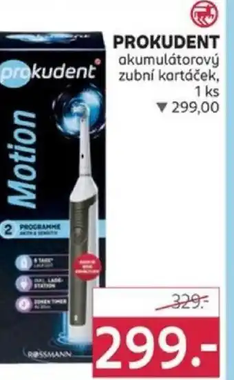 Rossmann PROKUDENT akumulátorový zubní kartáček, nabídka