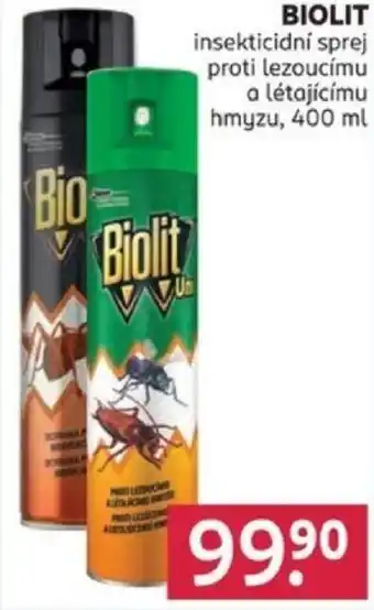 Rossmann BIOLIT insekticidni sprej proti lezoucímu a létajícímu hmyzu, 400 ml nabídka