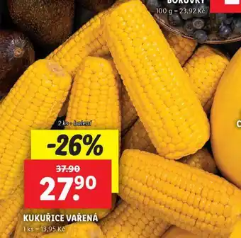 Lidl Kukuřice vařená nabídka