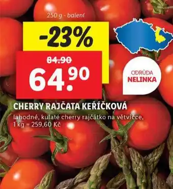 Lidl Cherry rajčata nabídka