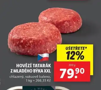 Lidl Hovězí tatarák z mladého býka nabídka