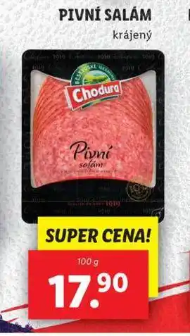 Lidl Pivní salám nabídka