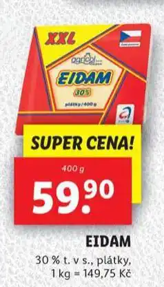 Lidl Eidam nabídka