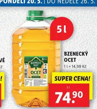 Lidl Bzenecký ocet nabídka