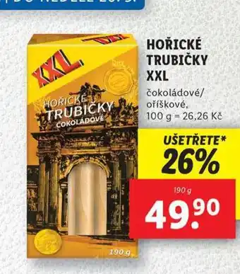 Lidl Hořické trubičky nabídka