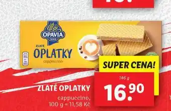 Lidl Zlaté oplatky nabídka