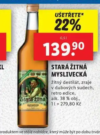 Lidl Stará žitná myslivecká nabídka