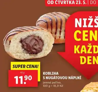 Lidl Kobliha s nugátovou náplní nabídka
