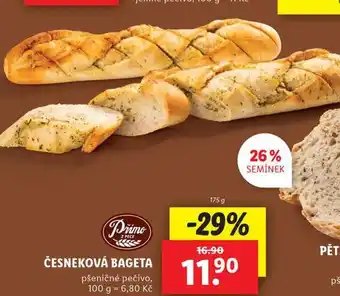 Lidl Česneková bageta nabídka